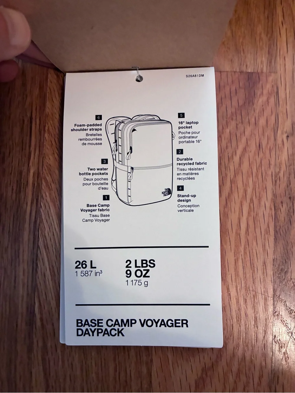 The North Face Base Camp™ Voyager Daypack - 26L Black NWT